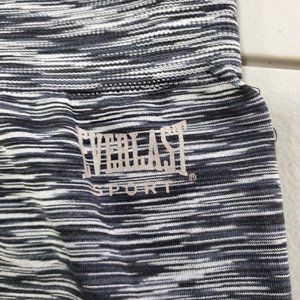 Women's Everlast Workout Leggings Black and White Size Large